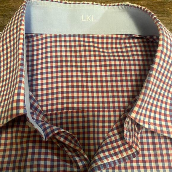 J hilburn mens checkered dress shirt - Picture 3 of 7